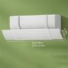 Adjustable Air Conditioning Deflector 16.5x52cm Anti-Direct Blowing Outlet Baffle Plastic Texture for Wall Mounted Units