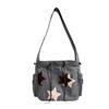 American Retro Star Canvas Backpack - Large Capacity, Stylish & Versatile Shoulder Bag