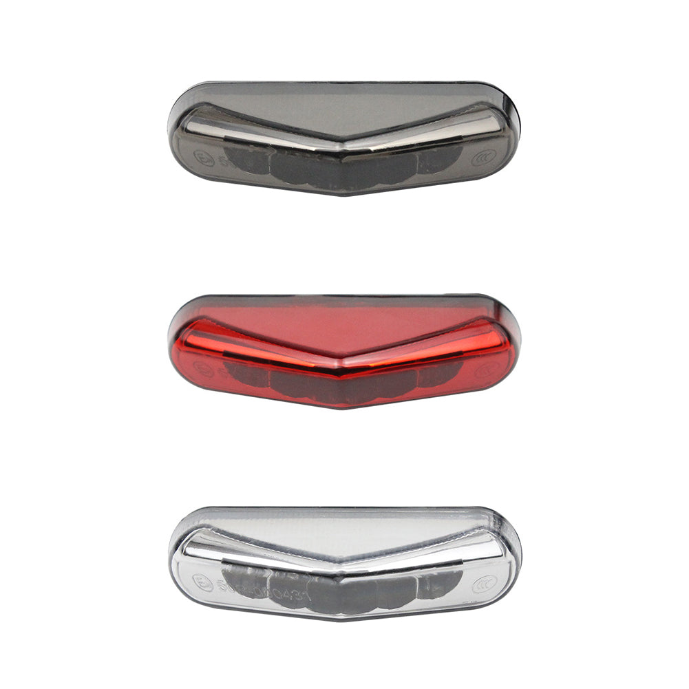 12V Motorcycle Tail Rear Light Lamp Taillight Motor Brake Stop Lights License Plate Lamp For Trail Supermoto Motocross Enduro