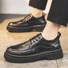 22 Autumn Polished Retro Small Leather Shoes Youth Brock Youth Board Shoes