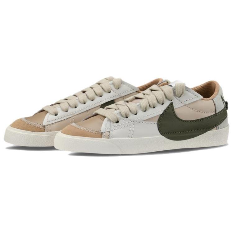 New Nike Blazer Low 77 Jumbo Sanddrift Medium Olive Women's DQ1470-105
