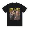 Dwight Schrute Michael Scott Homage The Office Tshirt Tv Series T Shirt Unisex Women Cotton Casual Short Sleeve Tee Unisex