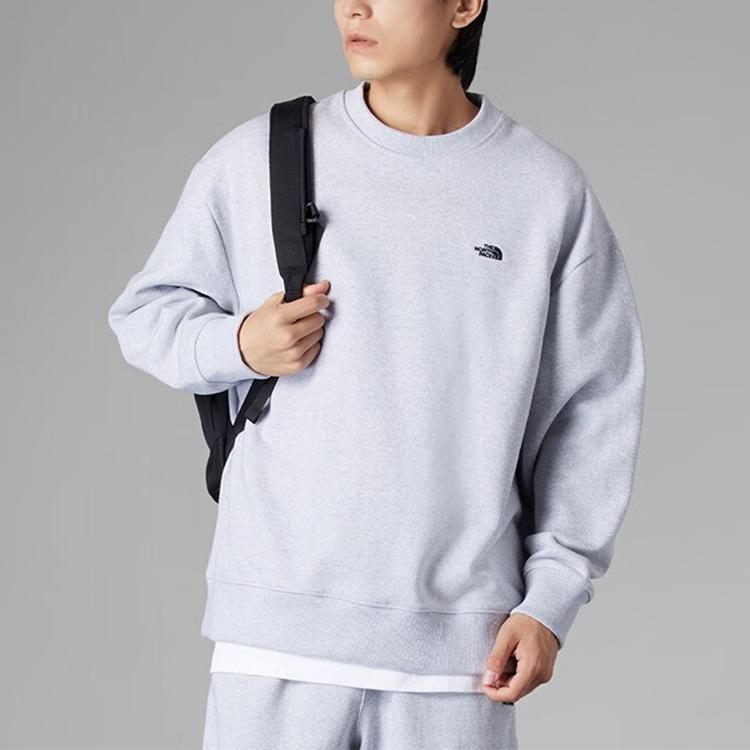 THE NORTH FACE Urban Exploration Sweatshirts Men's Gray Crew Neck Moderate Heavyweight NF0A83PU-DYX