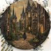Vintage Magic Academy Metal Tin Sign Fantasy Castle Wall Decor
