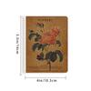 Vintage Rose A6 Artistic Booklet, 104 sheets Thickened high-value notebook with blank inner pages for drawing and note taking