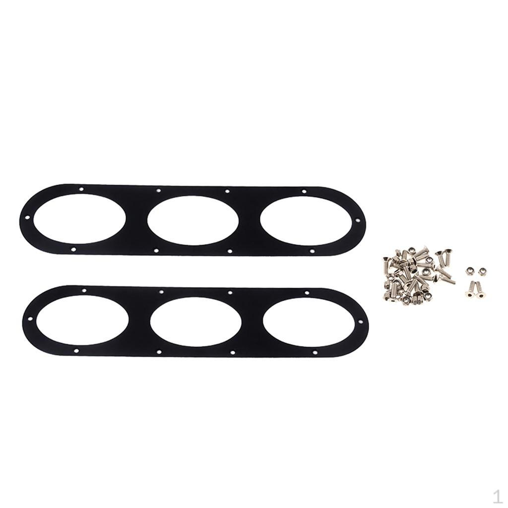 

1 Kit Aluminum Rear Bumper Diversion Diffuser
