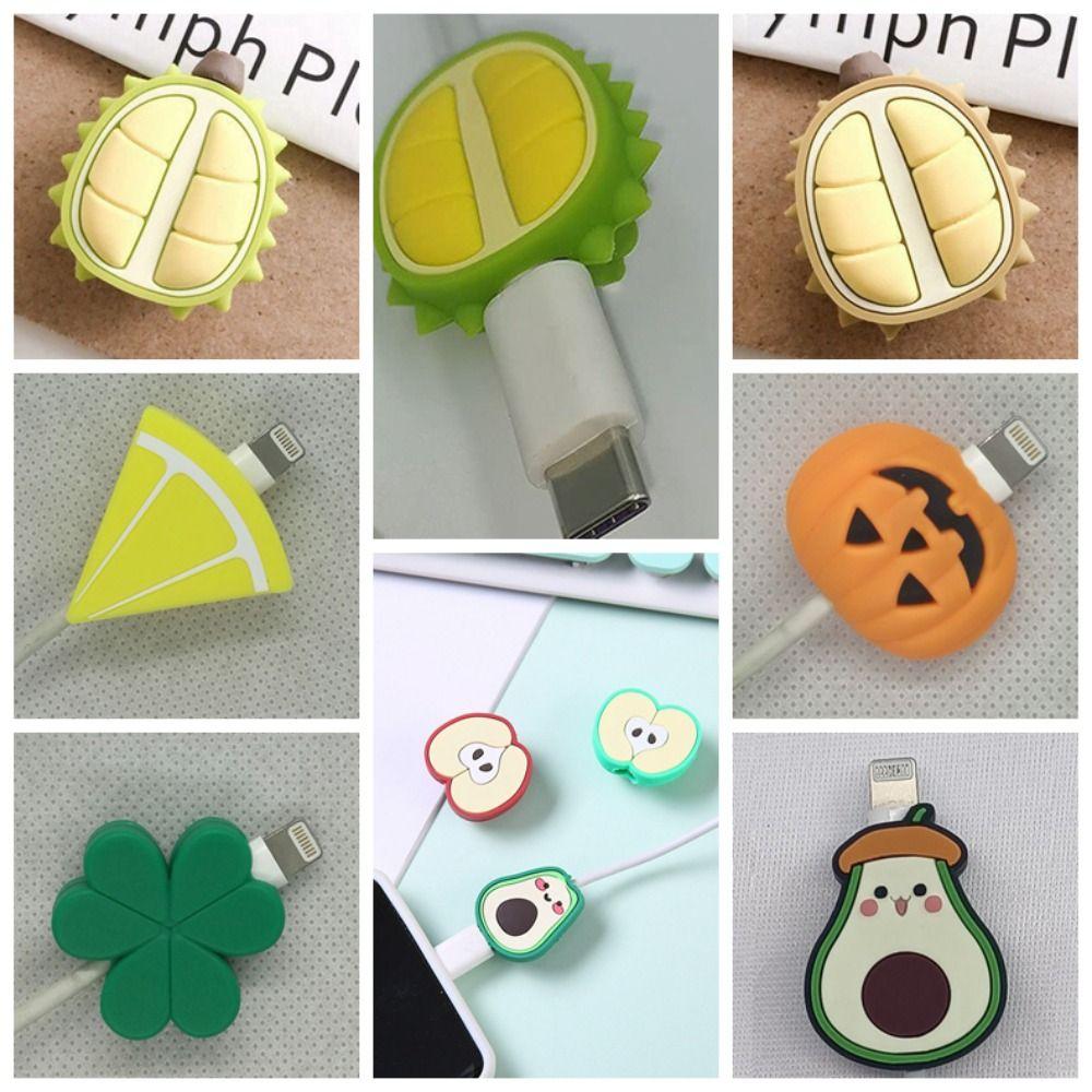 

Устройство для намотки кабеля зарядного устройства Take a Bite, защита от поломки кабеля для передачи данных, украшение для кабеля для передачи данных