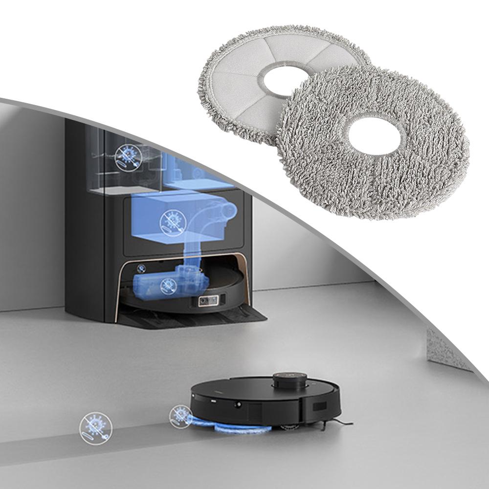 Panno Mocio Per Ecovacs X1 X2 X5 T10 T20 T30 Pro Omni T30 OMNI T30 MAX T30S T20 Omni T50 Pro Omni N30 Pro N30 Omni N50 Aspirapolvere Robot Ricambi
