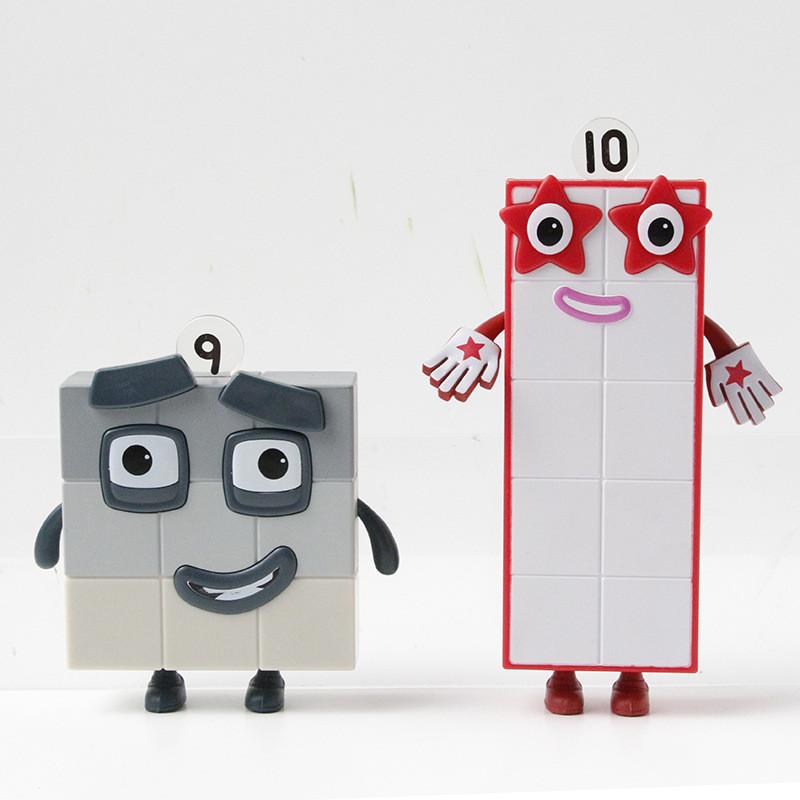 Numberblocks Toy Models With Pvc Construction For Kids And Collectible Fans