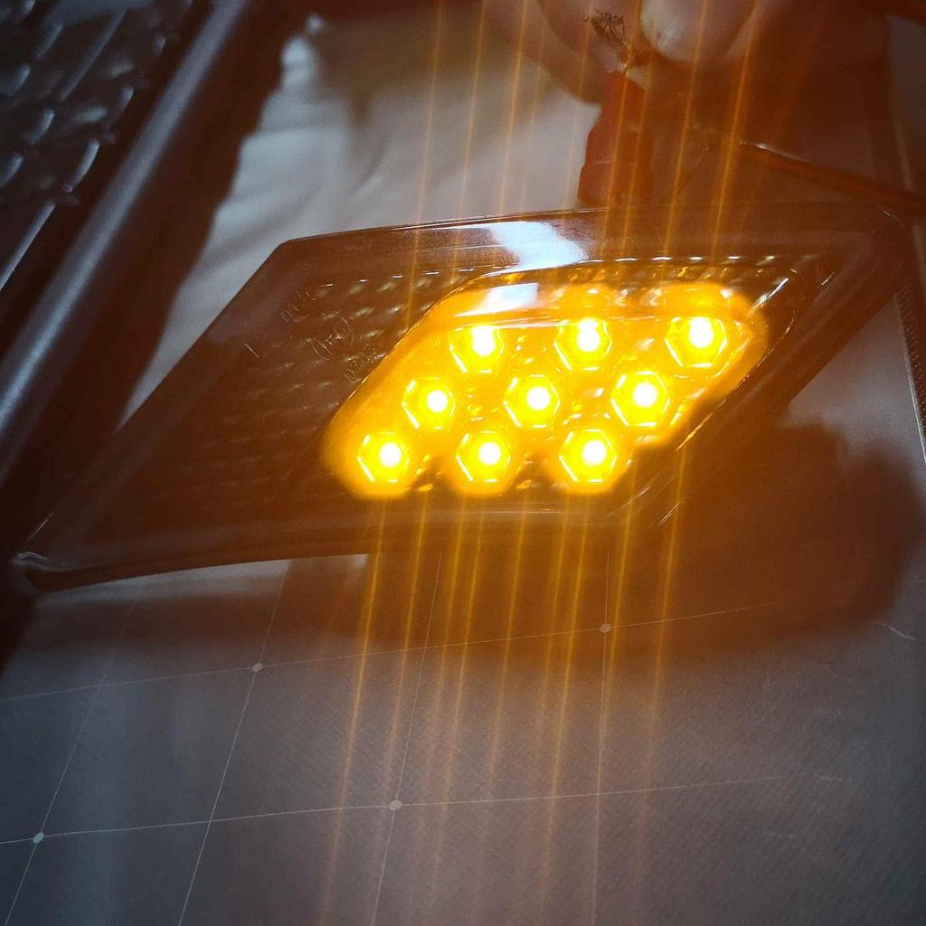 Turn Signal Light, Side Marker Turn Signal Leaf Light Smoke Lens for BRZ GT86 13‑20