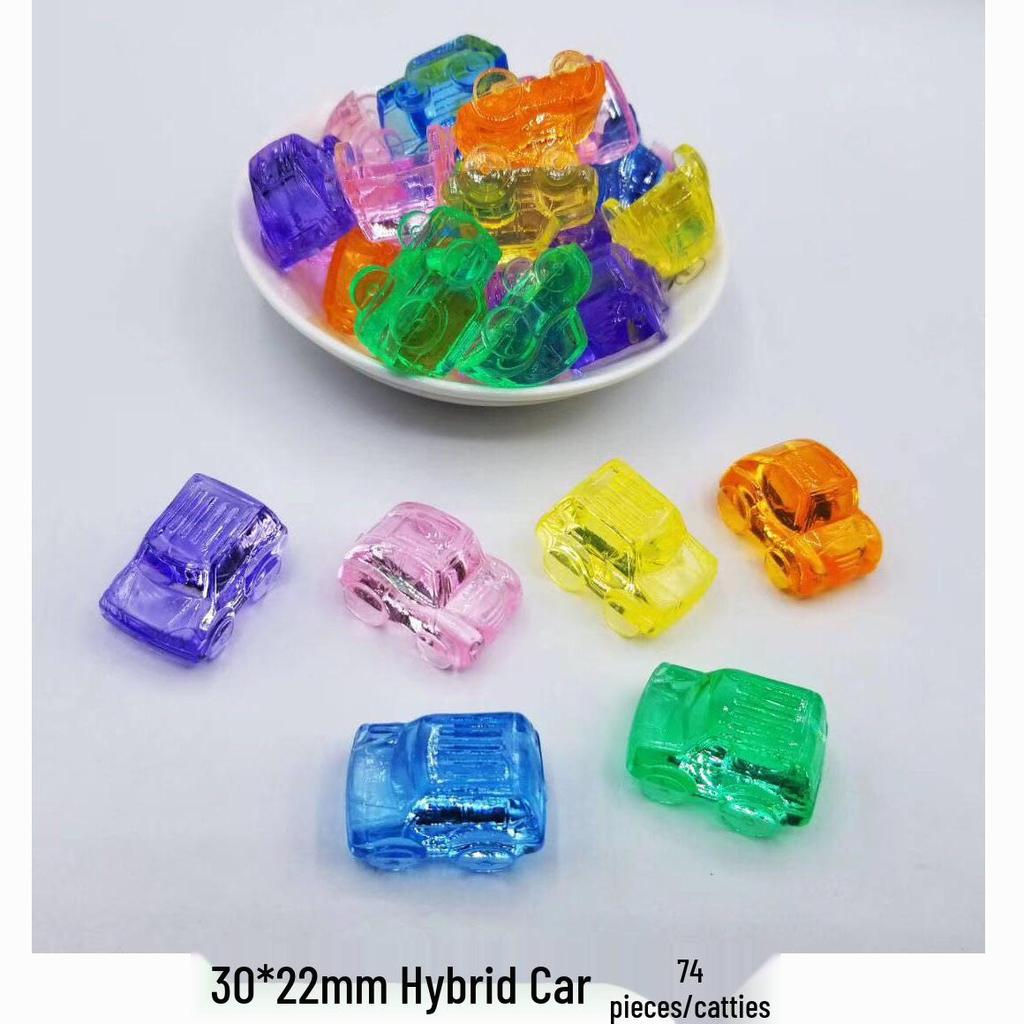 Colorful Mini Acrylic Milk Bottle Cartoon Ornaments - Cute Handmade DIY Decorative Accessories