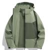 Veste homme printemps-automne grande taille, idéale pour la randonnée et les activités de plein air. Veste de sport ample.
