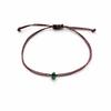 Crystal Gemstone Braided Rope Bracelet Multicolor Bohemian Bracelet Zircon Bracelet  For Women