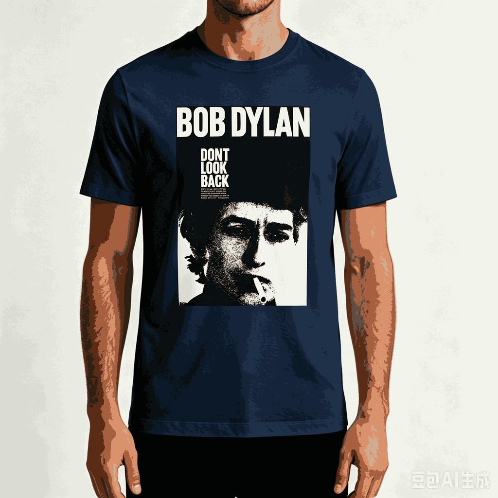Bob Dylan T-shirt Regalo per Fan Unisex Unisex Harajuku Oversize Unisex Manica Corta Streetwear Alta Qualità Coppie Classica Morbida T-shirt