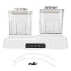 Underwear Washing Machine Double Cup Deep Clean Portable Travel Mini Laundry Washer for Bra Socks Baby Clothes White