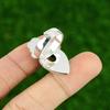 Natural Tiger'S Eye Statement Flower Adjustable Ring 925 Silver For Girls