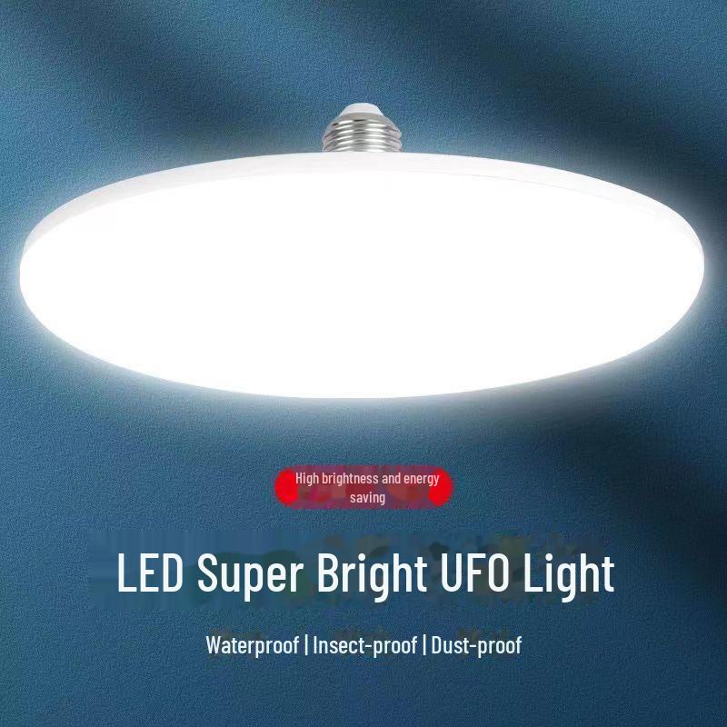 

Светодиодная лампа UFO E27 с винтовым цоколем белого света, супер яркая, водонепроницаемая, энергосберегающая, для домашнего или коммерческого использования New White UFO Lamp