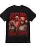 Sexy Rote Kapuzen-Prinzessin Unisex 100% T-Shirt für Damen und Herren, Weich, Ganzjahres-Lässige Streetwear-Essentials, All-Match Ganzjahr S