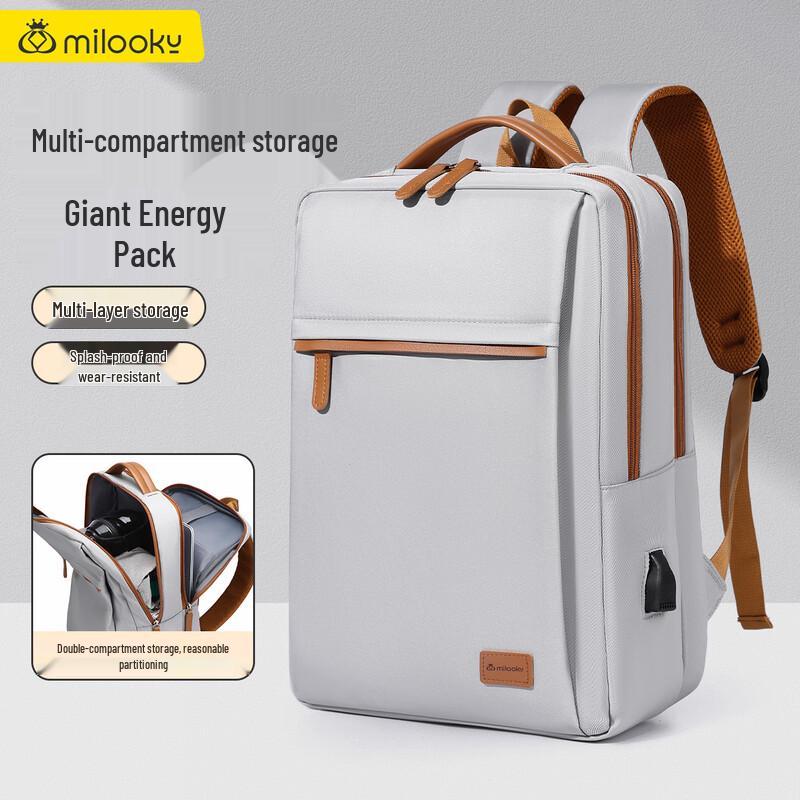 Milooky Business Travel Laptop Backpack Fits 14-16 inch Laptops