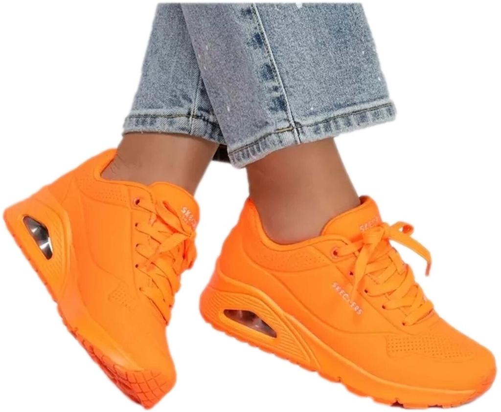 Кроссовки Skechers Uno Night Shades Women (73667) неоновый оранжевый