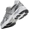 Asics Kids Sonic Comfortable Soft Low-Top Running Shoes Kids sneaker Silver White Black 1014A386-100