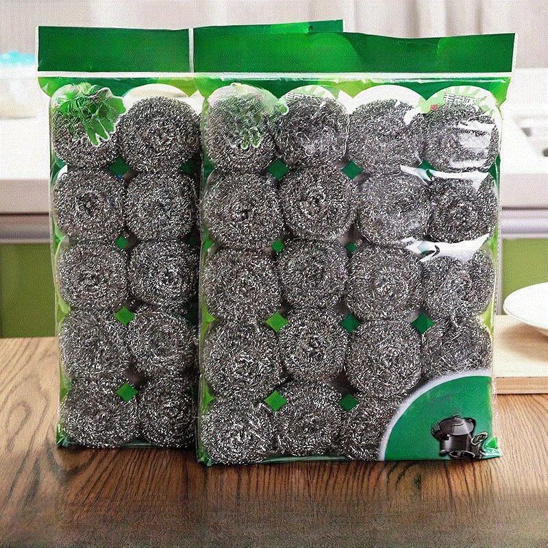 1PACK/20pcs Stainless Steel Wire Ball Cleaning Ball Kitchen Tool Cleaning Brush