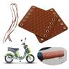 Ergonomic Bike Handle Grips Soft Leather Vintage Motorcycle Handle Grips Leather Bicycles Handlebar Cover Enduring
