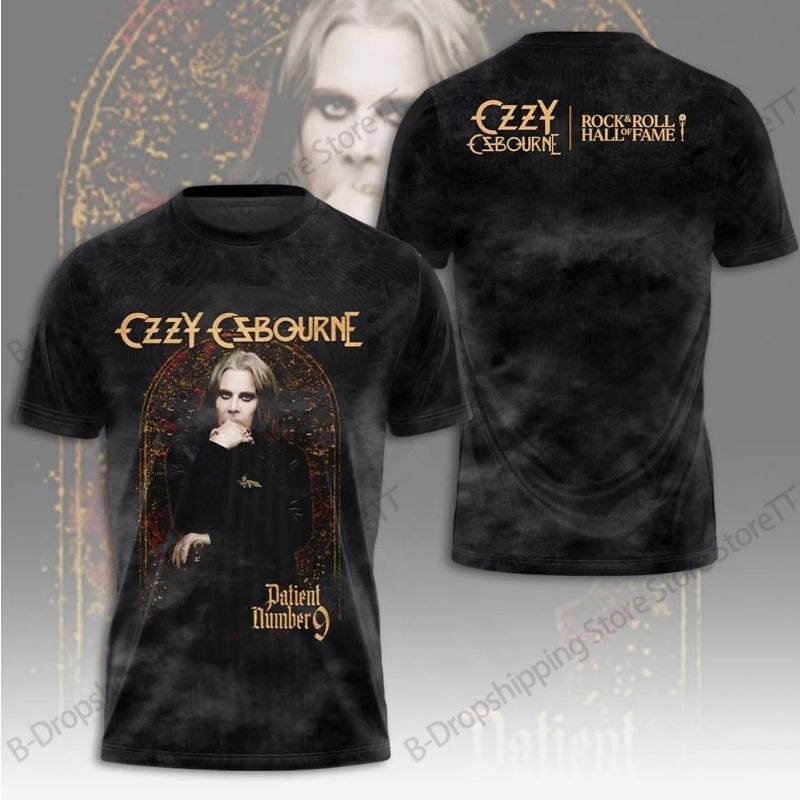Men T-shirt Rock Band Ozzy Osbourne 3d Print T Shirt Tops Womens Sports Large Size Tops Tees Summer Tshirt Kids Clothes Street