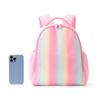 KPop Demon Hunters Letter A-Z Rainbow Backpack Rumi Mira Zoey Student School Anime Movie Women Girl Travel Rucksack Kid Friendly Entertaining Fun Play