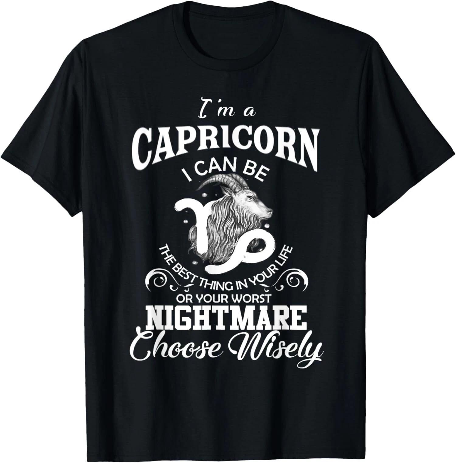 I Can Be! Capricorn Zodiac Sign, Birthday Gift T-Shirt XXL