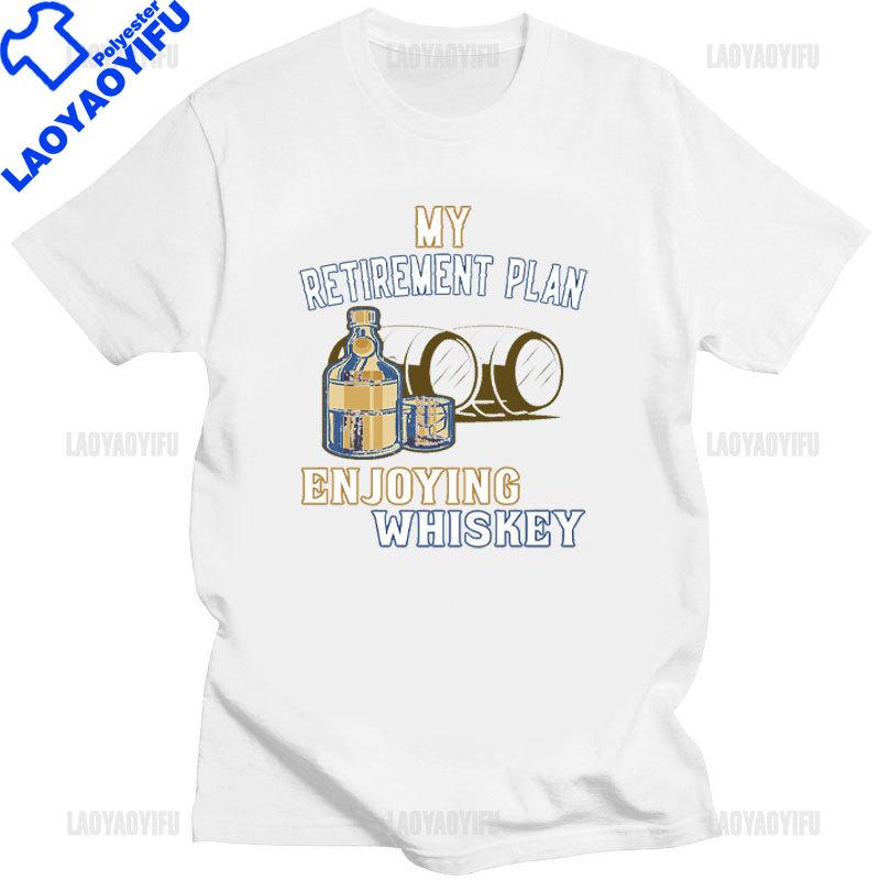 T-shirt Vintage Malt Whisky T-shirt Jongen Pure Whisky T-shirt Alcohol Liefhebber T-shirts Korte Mouwen Casual Kleding Cadeau Idee