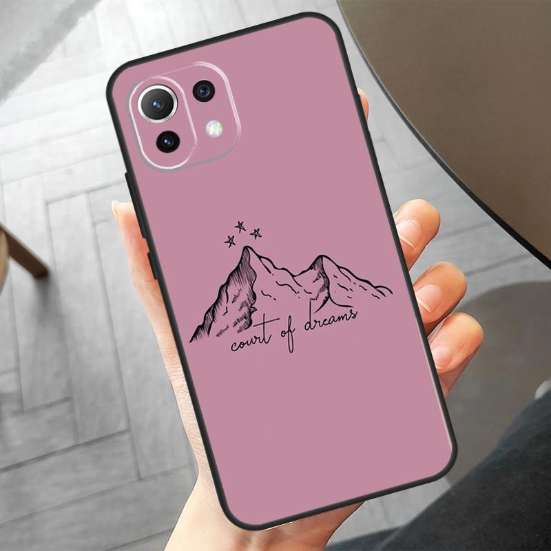 A Court Of Mist And Fury Case For POCO X3 X5 X6 F6 Pro M6 M5s F3 F5 Xiaomi 13T Pro 11T 12T 12 Lite 13 14 Ultra Cover