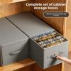 Wardrobe Organizer Drawer, Non-Waterproof, Multi-Purpose Storage Box for Clothes and Pants, Clothes Quilt Organizer Storage