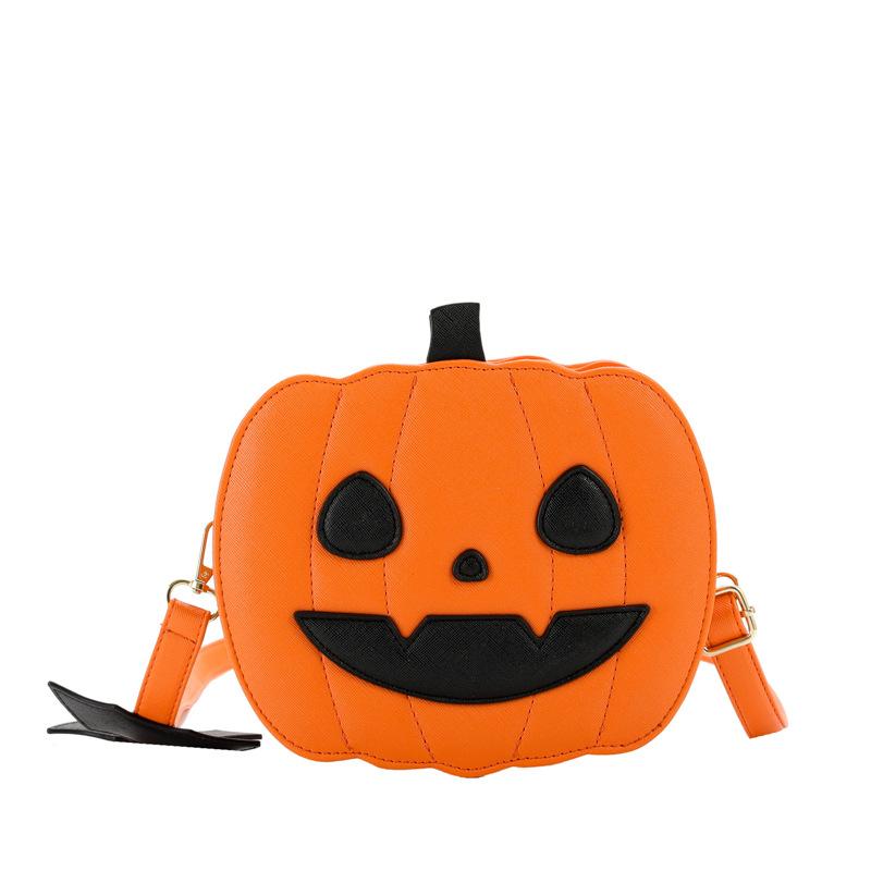 Halloween Funny Pumpkin 2024 Autumn New Fashion Personality Creative Shoulder Women's Bag Crossbody Bag Crossbody