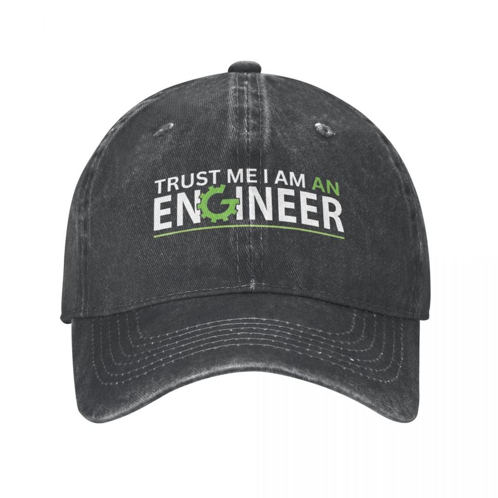 Trust Me I'm An Engineer Meme Mechanical Unisex Baseball Cap Engineering Quote Distressed Washed  Hat Outdoor Snapback Cap