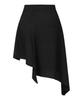 Mucent Nuage Shirred Asymmetrical Skirt