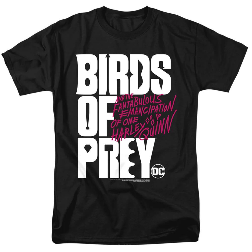 Birds Of Prey Birds Of Prey Logo Mens T Shirt Black Officially Licensed 2XL