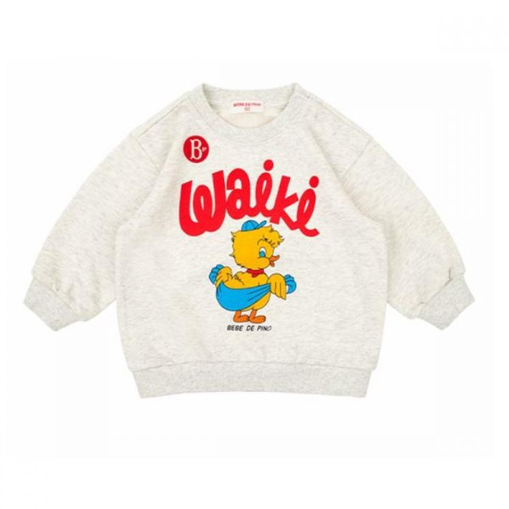 Bebe De Pino Waiki Baby Sweatshirt Bp51mr122 oatmeal/85