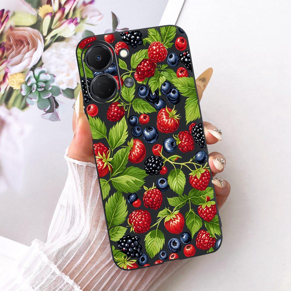 For Tecno Spark Go 3 Case Cover Fashion Butterfly Luxury Cute Painted Black Silicone Bumper For Tecno Spark Go3 KN3 Phone Casing Spark Go 3 KN3