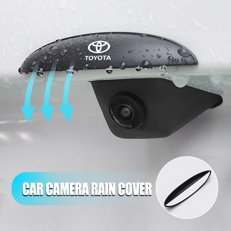 Car Reverse Camera Rain Shield Shade Cover Waterproof Shield Exterior For Toyota Hilux Aygo Yaris Ractis CHR Auris Corolla Camry