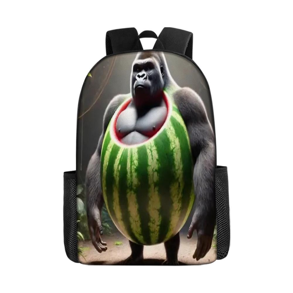 17 Inch Primary And Secondary School Schoolbag 3D Digital Color Printing Diy Backpack Oxford Cloth Backpack Printing