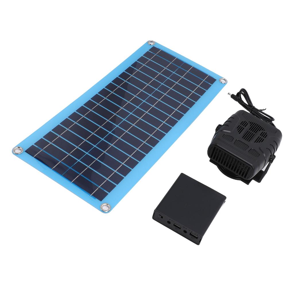 Solar Heater with Monocrystalline Solar Panel 30w Adjustable Solar Powered Heater for Pet House Car