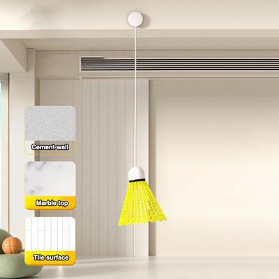 Badminton Trainer Durable Resilient Easy Installation Anti-break Self-Training Device for Single Players