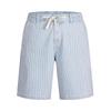 Navigare Men's Striped Loose Straight Denim Shorts