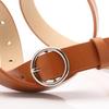 NEW Women PU Leather Waistbands Adjustable Belts Fashion Casual Pin Round Buckle Belts For Waist Strap Jeans Skirt Men Female