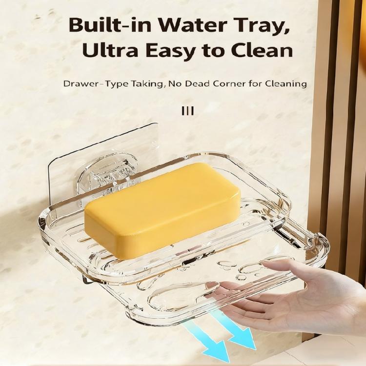 Practical Soap Storage Solution Wall Mounted Soap Dish with Drainage Holes for Clean and Accessible Bathroom Environment