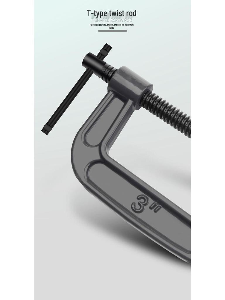 Heavy-Duty Multi-Purpose Clamp for Woodworking and Stone Fixation