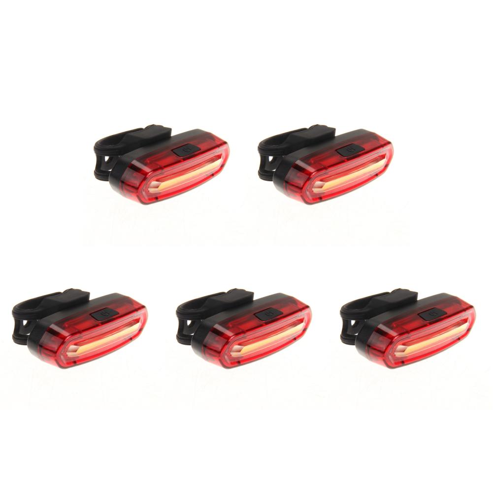 

FE# USB Rechargeable COB LED Bicycle Bike Cycling Rear Red/White 6 Mode