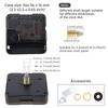 Quartz Battery Operated Silent Clock Movement Mechanism for Clock Repair / DIY with 3 Pairs of Black Hands, Clock Mechanism
