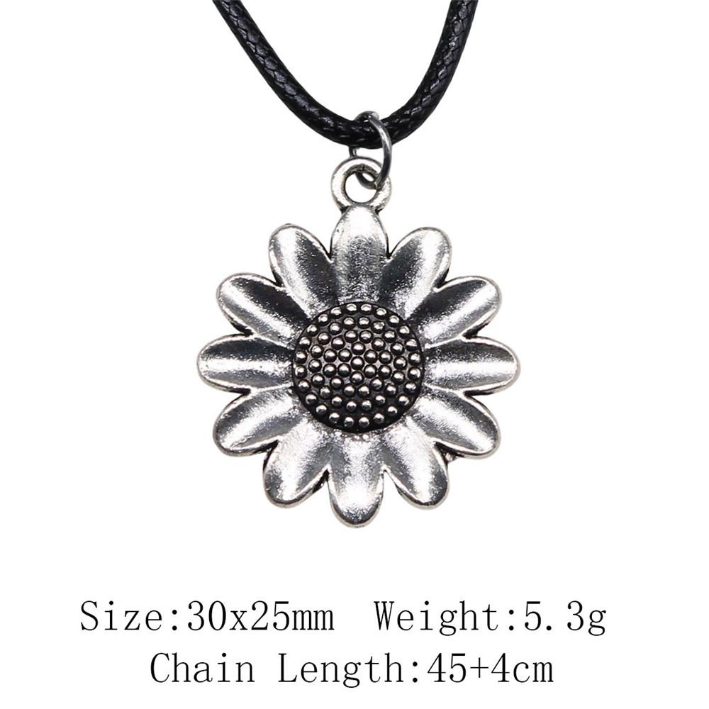 Valentine's Day Necklaces For Couples Leaf Flower Necklace Leather Chain 45cm Cheap Things Neck Pendants